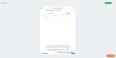 kontodetails angeben und losspielen